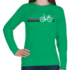 PRINTFASHION M Bike - Női pulóver - Zöld női pulóver, kardigán