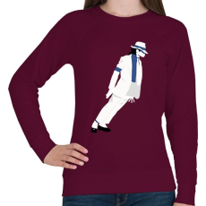 PRINTFASHION M.J. - Női pulóver - Bordó