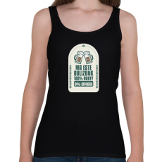 PRINTFASHION Ma este bulizunk - Női atléta - Fekete