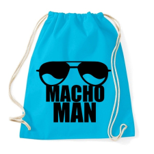 PRINTFASHION Macho Man - Sportzsák, Tornazsák - Surf blue tornazsák