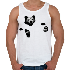 PRINTFASHION Maci a vízben - Férfi atléta - Fehér