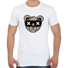 PRINTFASHION Maci - Férfi póló - Fehér férfi pulóver, kardigán