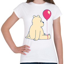 PRINTFASHION Maci lufival - Női póló - Fehér női póló