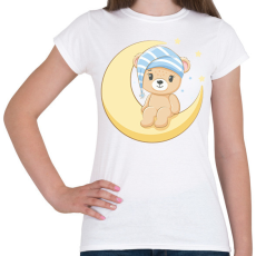 PRINTFASHION Maci - Női póló - Fehér