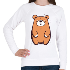 PRINTFASHION Maci - Női pulóver - Fehér