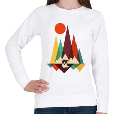 PRINTFASHION macika - Női pulóver - Fehér női pulóver, kardigán