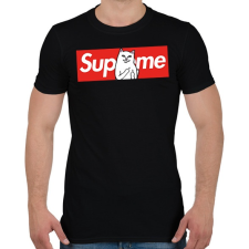 PRINTFASHION Macska fck! - Férfi póló - Fekete férfi póló