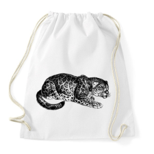 PRINTFASHION Macska - Sportzsák, Tornazsák - Fehér tornazsák