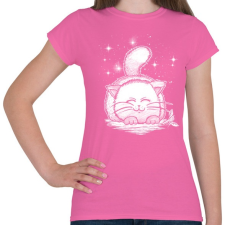 PRINTFASHION Macskaálom - Női póló - Rózsaszín női póló