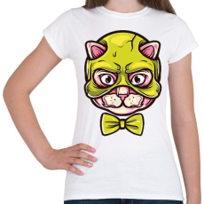 PRINTFASHION Macskamaszk - Női póló - Fehér