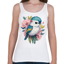 PRINTFASHION Madár bébi - Női atléta - Fehér női trikó