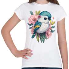 PRINTFASHION Madár bébi - Női póló - Fehér női póló