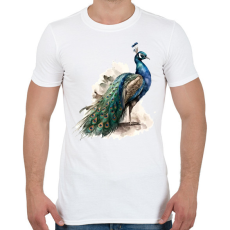 PRINTFASHION madár - Férfi póló - Fehér