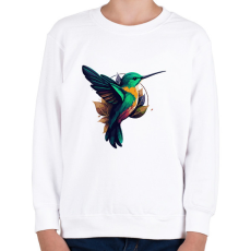 PRINTFASHION Madár  - Gyerek pulóver - Fehér