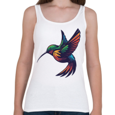 PRINTFASHION Madár  - Női atléta - Fehér női trikó