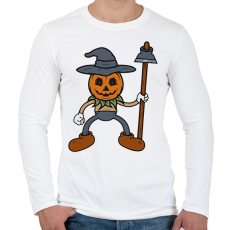 PRINTFASHION Madárijesztő - Férfi hosszú ujjú póló - Fehér