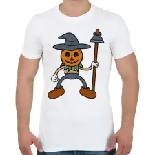 PRINTFASHION Madárijesztő - Férfi póló - Fehér férfi póló