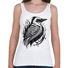 PRINTFASHION madárka - Női atléta - Fehér