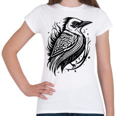 PRINTFASHION madárka - Női póló - Fehér