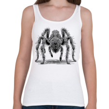 PRINTFASHION Madárpók / Tarantula / Pók rajz - Női atléta - Fehér női trikó