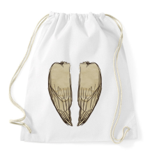 PRINTFASHION Madárszárny (zárt) - Sportzsák, Tornazsák - Fehér tornazsák
