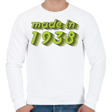 PRINTFASHION made-in-1938-green-grey - Férfi pulóver - Fehér férfi pulóver, kardigán