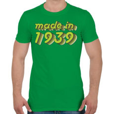 PRINTFASHION made-in-1939-green-grey - Férfi póló - Zöld