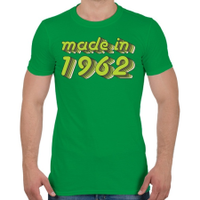 PRINTFASHION made-in-1962-green-grey - Férfi póló - Zöld férfi póló