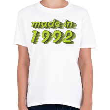 PRINTFASHION made-in-1992-green-grey - Gyerek póló - Fehér gyerek póló