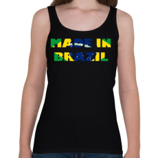 PRINTFASHION Made in Brazil - Női atléta - Fekete