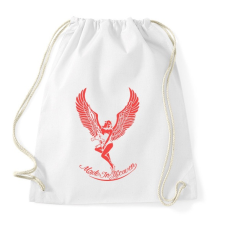 PRINTFASHION Made in heaven - Sportzsák, Tornazsák - Fehér tornazsák