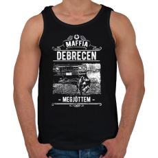 PRINTFASHION Maffia Debrecen - Férfi atléta - Fekete