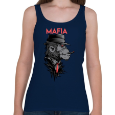 PRINTFASHION MAFIA - Női atléta - Sötétkék női trikó