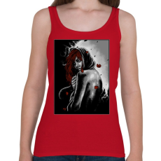 PRINTFASHION Magány - Női atléta - Cseresznyepiros