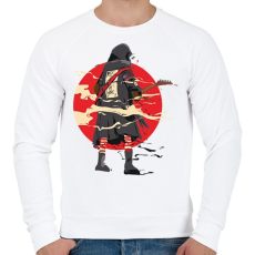 PRINTFASHION Magányos gitáros - Színes - Férfi pulóver - Fehér