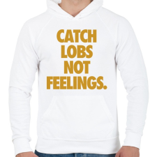 PRINTFASHION Magas labda  - Férfi kapucnis pulóver - Fehér férfi pulóver, kardigán