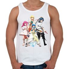 PRINTFASHION Magi: The Labyrinth of Magic - Férfi atléta - Fehér