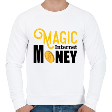 PRINTFASHION Magic-internet-money - Férfi pulóver - Fehér női pulóver, kardigán