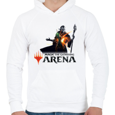 PRINTFASHION Magic The Gathering - Férfi kapucnis pulóver - Fehér férfi pulóver, kardigán