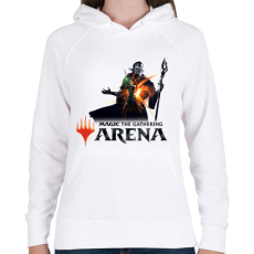 PRINTFASHION Magic The Gathering - Női kapucnis pulóver - Fehér