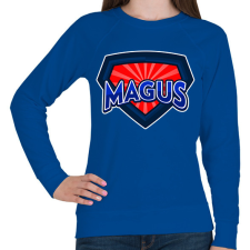 PRINTFASHION MAGUS - Női pulóver - Királykék női pulóver, kardigán