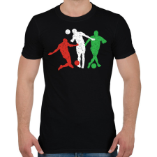 PRINTFASHION Magyar csapat - Férfi póló - Fekete férfi póló