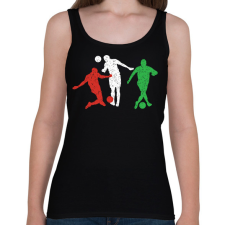 PRINTFASHION Magyar csapat - Női atléta - Fekete női trikó