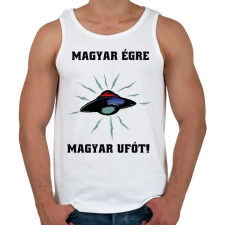 PRINTFASHION magyar égre magyar ufót - Férfi atléta - Fehér atléta, trikó