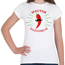 PRINTFASHION Magyar egzotikum - Női póló - Fehér