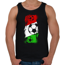 PRINTFASHION Magyar foci - Férfi atléta - Fekete