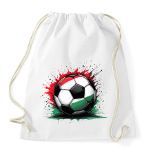 PRINTFASHION Magyar focilabda - Sportzsák, Tornazsák - Fehér tornazsák