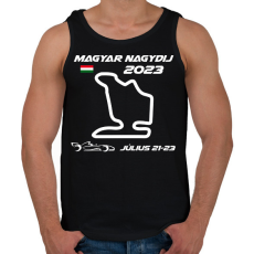 PRINTFASHION Magyar Nagydij 01 - Férfi atléta - Fekete