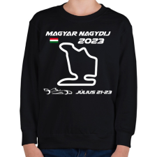 PRINTFASHION Magyar Nagydij 01 - Gyerek pulóver - Fekete gyerek pulóver, kardigán