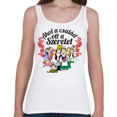 PRINTFASHION magyar népmese család - Női atléta - Fehér